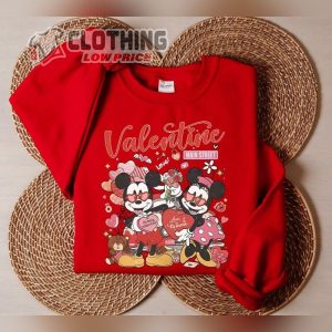 Retro Valentine Sweatshirt, Disneyland Valentine Shirt