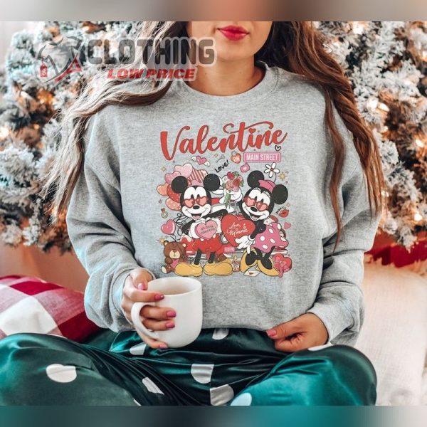 Retro Valentine Sweatshirt, Disneyland Valentine Shirt