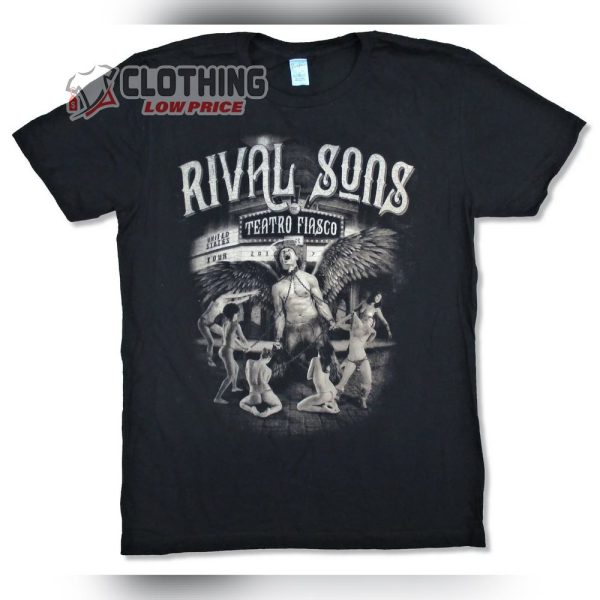 Rival Sons Great Western Valkyrie Album Full Track T-Shirt, Great Western Valkyrie Rival Sons Album Tee, Rival Sons Top Albums Merch