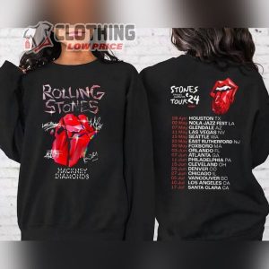 Rolling Stones 2024 Hackney Diamonds Tour Shirt, Rolling Stones 2024 Tour Shirt, Hackney Diamonds Tour Merch