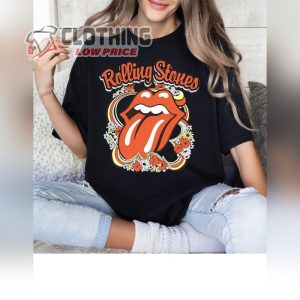 Rolling Stones Vintage Vibes Crewneck Tee, Rolling Stones 2024 Hackney Diamonds Tour Shirt, Rolling Stones Tour 2024 Merch