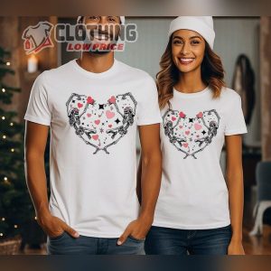 Skeleton Valentines Day Shirt Dancing Skeletons Sweatshirt Funny Valentines Day Hoodie 3