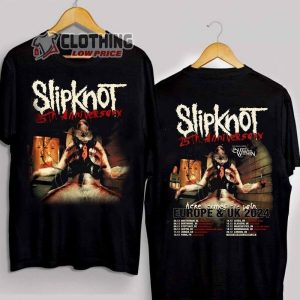 Slipknot Band Tour 2024 Merch Slipknot UK And European Tour 2024 Tee Slipknot Band T Shirt