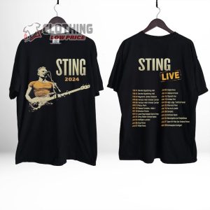 Sting Live 2024 Merch Sting My Songs 2024 Shirt Sting World Tour 2024 Tee 2024 Sting Concert T Shirt