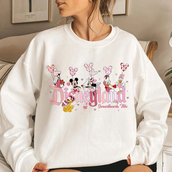 Sweathearts Nite Disneyland Sweatshirt, Disneyland Happy Valentine’S Day Shirt