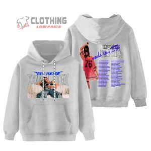 Tate McRae The Think Later World Tour Dates 2024 Hoodie Tate McRae 2024 World Tour Sweatshirt Tate McRae 2024 Concert T Shirt