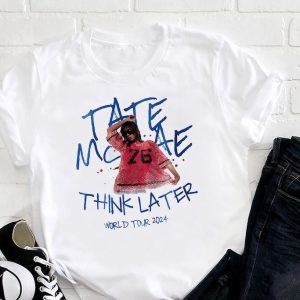 Tate Mcrae 2024 Tour Shirt, Tate Mcrae The Think Later T- Shirt, Tate Mcrae Tour Merch, Tate Mcrae Shirt