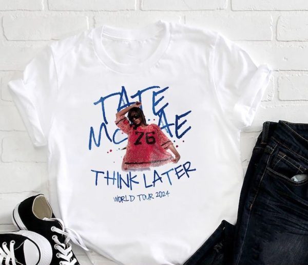 Tate Mcrae 2024 Tour Shirt, Tate Mcrae The Think Later T- Shirt, Tate Mcrae Tour Merch, Tate Mcrae Shirt