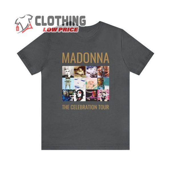 The Celebration Tour Shirt, 80’S Icon Shirts, Pop Concert, The Celebration Tour Tees