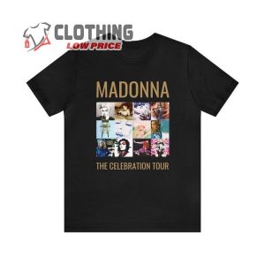 The Celebration Tour Shirt 80S Icon Shirts Pop Concert The Celebration Tour Tees 2