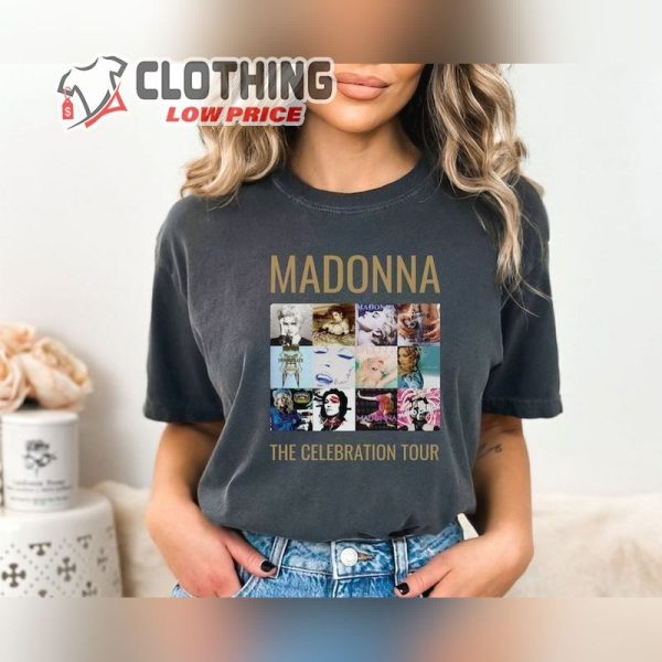 The Celebration Tour Shirt, 80’S Icon Shirts, Pop Concert, The Celebration Tour Tees