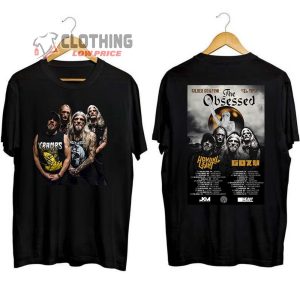 The Obsessed US Tour With Howling Giant And Gozu Merch, The Obsessed American Heavy Metal Band T-Shirt