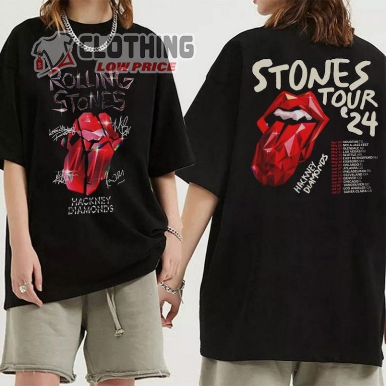 The Rolling Stones Tour 2024 Hackney Diamonds Shirt, The Rolling Stones