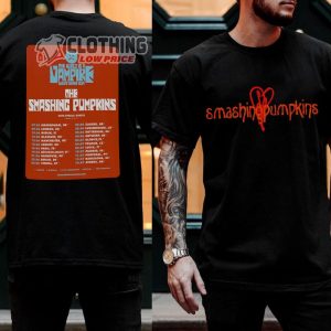 The Smashing Pumpkins World Is A Vampire tour 2024 Unisex Hoodie The Smashing Pumpkins World Tour Dates 2024 Sweatshirt The Smashing Pumpkins 2024 Concert Ticket T Shirt
