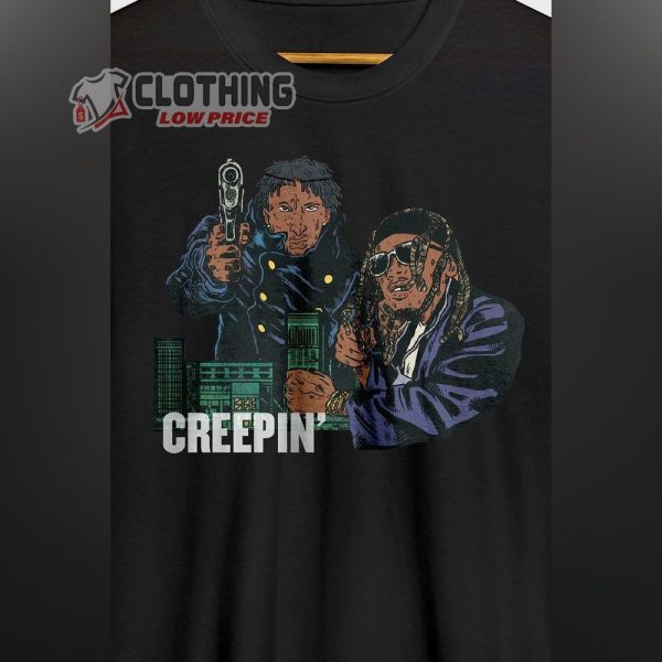 The Weeknd 21 Savage Creepin T-Shirt, The Weeknd N 21 Savage Metro Boomin Merch, The Weekend 21 Savage Fan Gift