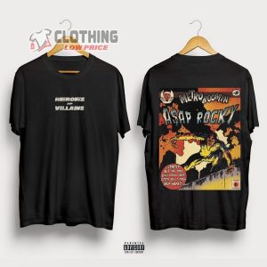 The Weeknd Heroes And Villains T-Shirt, Metro Boomin Comic Tee, Young Thug Shirt, Asap Rocky Merch, Heroes And Villains Gift