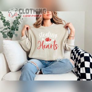 Valentine Sweatshirt Stealing Hearts Sweatshirt And Hoodie Cute Valentines Sweater 1