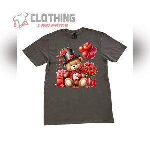 Valentine’S Day Bear Cotton T-Shirt
