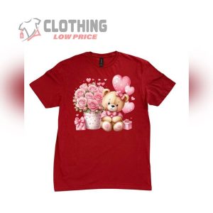 Valentine’S Day Bear Cotton T-Shirt1