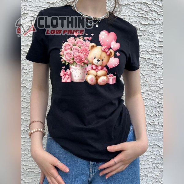 Valentine’S Day Bear Cotton T-Shirt1