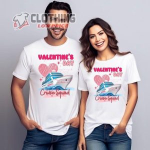 Valentine’S Day Cruise Squad, Romantic Shirts, Love-Themes Shirt, Cruise Squad, February 14Th, Couples Shirts