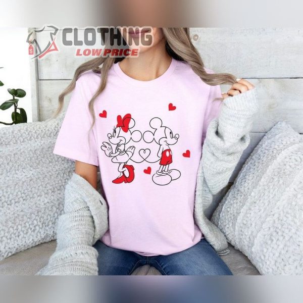 Valentine’S Day Disney Sweatshirt, Disney T-Shirt For Valentines Day