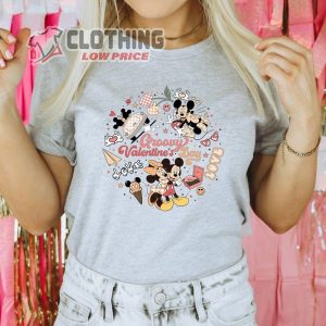 Valentine’S Day Disney Sweatshirt For Her, Disney Shirt For Valentines Day