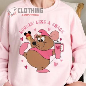 Valentines Cinderella Mouse Sweatshirt Gus Gus Lookin Like A Snack 2