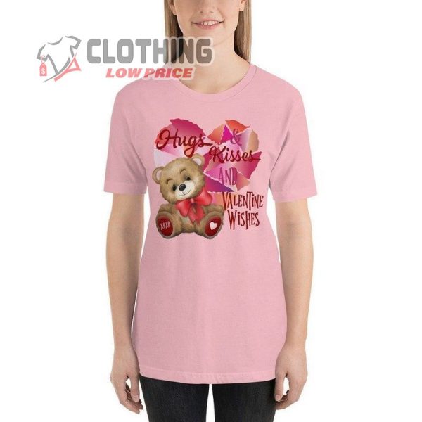 Valentines Day Teddy Bear Tee, Cute Chicken Tee, Cute Valentines Day Shirt