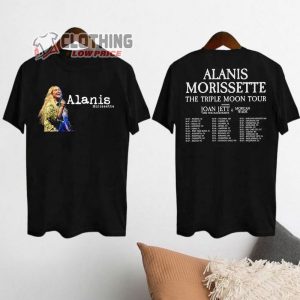 Vintage Alanis Morissette 2024 Tour Merch 2024 Alanis Morissette The Triple Moon Tour T Shirt