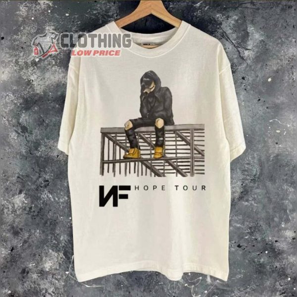 Vintage Graphic NF Rapper Unisex T-Shirt, Rapper NF Hope Album Shirt, NF Hope Tour 2024 Shirt, NF Tour Tee, Rapper NF 2024 Concert Merch