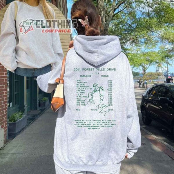 Vintage J Cole Dreamville Festival 2014 Unisex Sweatshirt, J cole Graphic Hoodie, Neighbors J cole Tour Merch