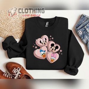 Vintage Mickey And Friends Sweatshirt Disney Valentines Day Sweatshirt 3