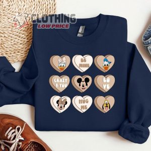 Vintage Mickey And Minnie Sweatshirt Disney Valentines Day Sweatshirt 2