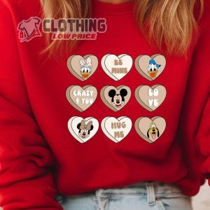 Vintage Mickey And Minnie Sweatshirt Disney Valentines Day Sweatshirt 3