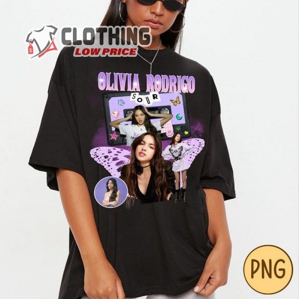 Vintage Olivia Rodrigo 90S, Olivia Rodrigo T-Shirt, Olivia Rodrigo Graphic Tee, Guts 2024 Tour Shirt