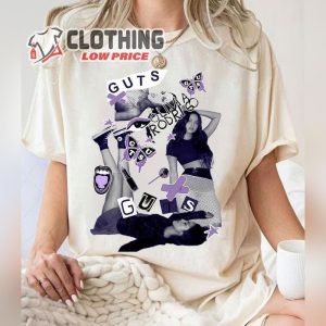 Vintage Olivia Rodrigo Guts Album Tour Shirt, Olivia Rodrigo Sweatshirt