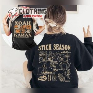 Vintage Stick Season 2023 Sweatshirt Country Music Shirt Noah Kahan Tour