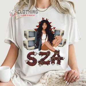 Vintage Sza T-Shirt, Sza Lyrics Sweatshirt, Sza 90S Merch, Sza Tour 2024 Shirt,  Sza Good Days, Sos Concert, Sza Fan Gift