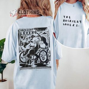 Vintage The Backseat Lovers Shirt, The Backseat Lover Tour 2024 Sweatshirt, The Backseat Lovers Graphic Hoodie