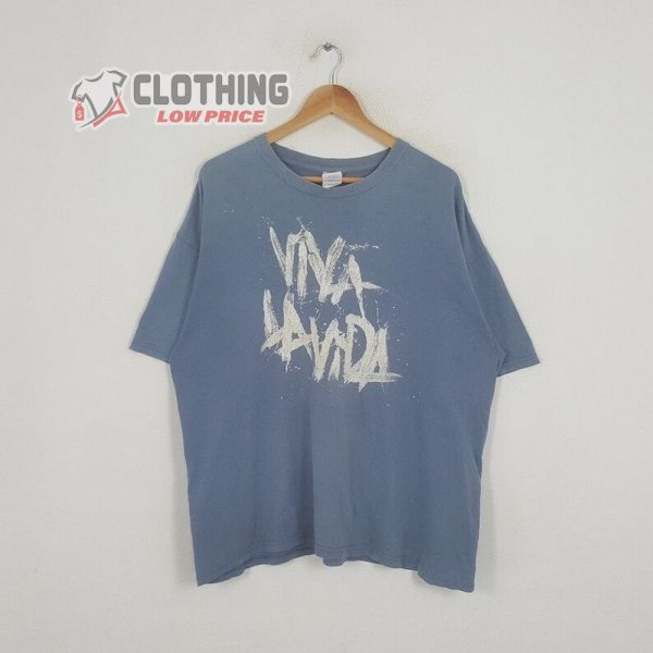 Vintage Viva Lavida Coldplay T-Shirt, Coldplay Merch, Coldplay Tour 2024 Shirt, Coldplay Fan Gift