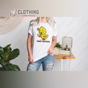What The Duck T-Shirt, Funny Duck Shirt, Duck Shirt, Duck With Rubber Duck Meme, Humorous Tee, Funny Gift