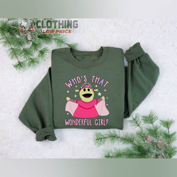 WhoS That Wonderful Girl Sweatshirt, Wonderful Girl Shirt, Funny Meme Shirt, Retro Cartoon Shirt, Cartoon Princes Trending Gift