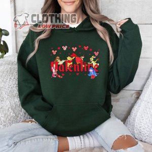 Winnie Valentine Hoodie Funny Disney Winnie The Pooh Sweatshirt 1