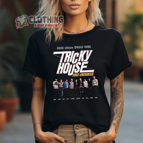 Xikers Kpop World Tour Merch, House Of Tricky How To Play Album Shirt, Tricky House First Encounter T-Shirt