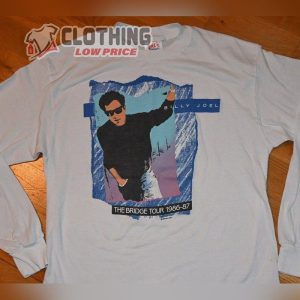 1980’S Billy Joel Vintage Concert Tee T-Shirt