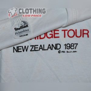 1987 Billy Joel Vintage Concert 87 New Zealand Tour Rare Original 80’S Rock Band Tee T-Shirt