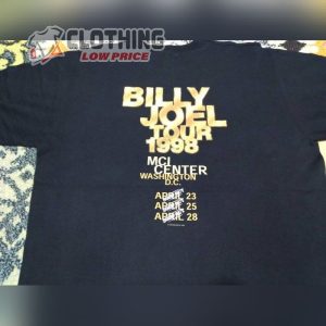 90’S Billy Joel American Singer Pianist Composer Songwrite T Shirt Billy Joel Tour