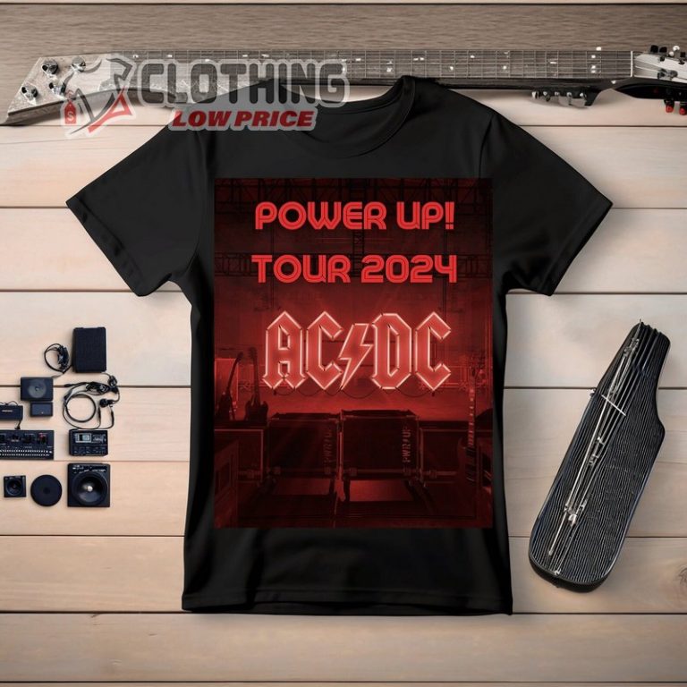 ACDC Power Up Tour 2024 Shirt, ACDC Shirt, ACDC Members Dead Tee, ACDC