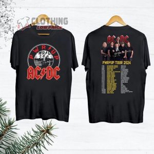 ACDC Pwr Up Merch, ACDC Band Shirt, 2024 ACDC Pwr Up World Tour T-Shirt, Rock Band ACDC 2024 Concert T-Shirt